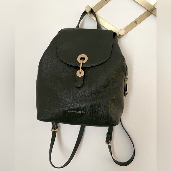MICHAEL Michael Kors Bags Michael Kors Raven Leather Backpack